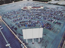 arial view of paramount drive In theatres near compton ca