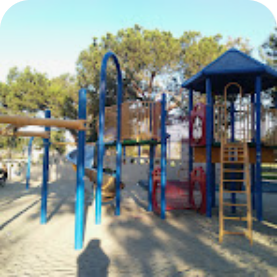 playground equipment at Stevenson Park in Carson, CA